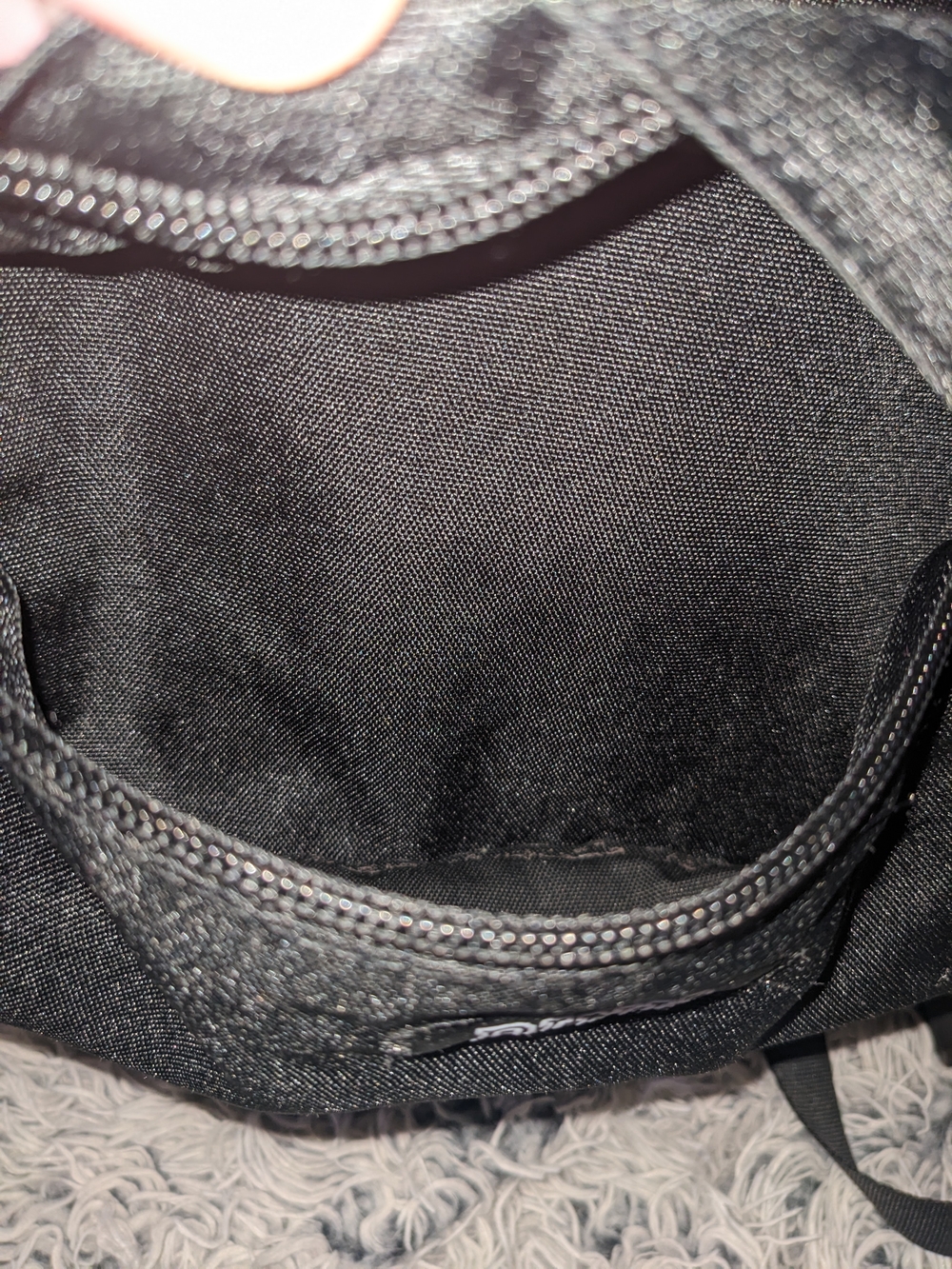 🔥 PINK Victoria's Secret Black Logo Canvas Backpack - Picture 5 of 9